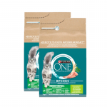 Purina One Indoor Cat t&auml;iskasvanud kasside toit kalkuniga 2x3kg