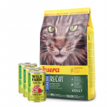 JOSERA Nature Cat 10 kg + WILD FARM Premium Grain Free Lamb and Tuna 3x400g &ndash; teraviljavaba toit steriliseeritud kassidele