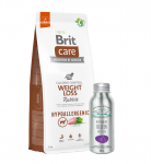 BRIT CARE Kaalulangus J&auml;nes 12 kg + TASUTA JM SANTE LOODUSLIK K&Otilde;RV&Otilde;LI koertele ja kassidele 100 ml