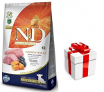 FARMINA N&D PUMPKIN Mini PUPPY Lamb Dynia Grain Free Blueberry Natural & Delicious 7kg + DOG STACK