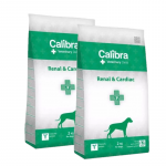 Calibra veterinaarravimid koertele neeru- ja s&uuml;damehaigustega 2x2kg