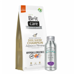 BRIT CARE Dog H&uuml;poallergeeniline koeran&auml;ituse v&otilde;itja L&otilde;he ja heeringas 12 kg + TASUTA JM SANTE NATURAL EAR OIL koertele ja kassidele 100 ml