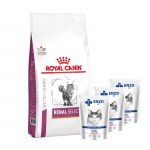 ROYAL CANIN Renal Select Feline 2 kg + ENZO VET Renal veiselihaga geeliga kassidele 3x100 g