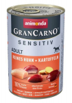 ANIMONDA GranCarno Sensitiv Adult koera maitse: kana + kartul 400g