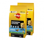 PEDIGREE&reg; Junior Professional Nutrition 2x12 kg linnuliha ja k&ouml;&ouml;giviljadega &ndash; t&auml;isv&auml;&auml;rtuslik kuivtoit suure ja keskmise t&otilde;ugu kutsikatele
