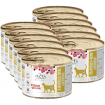 4Vets Kasside uriiniteedele m&otilde;eldud toit, mis ei sisalda struviiti, 12x185 g