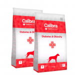 Calibra veterinaarravimid koerte diabeedi ja rasvumise raviks 2x2kg