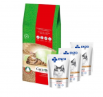 JRS Cat's Best Original liivakast 40 l / 17,2 kg + ENZO VET m&auml;rgtoit veiselihaga kassidele 3x100 g