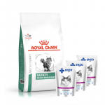 ROYAL CANIN Satiety Support Weight Management SAT34 1,5 kg + ENZO VET Steriliseeritud kasside dieettoit kalkunigeeliga 3x100 g