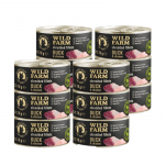 WILD FARM Fileed Pardi- ja kanafilee 12x70g &ndash; m&auml;rg teraviljavaba kassitoit, fileed puljongis