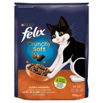 Felix Crunchy & Soft Chicken & Turkey kuivtoit kassidele k&ouml;&ouml;giviljadega 950g