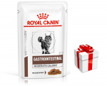 ROYAL CANIN Gastro Intestinal M&otilde;&otilde;dukas kaloraaž GIM 35 12x85g kotike (kaste) + STAGMENA KATEI