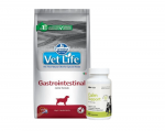 FARMINA Vet Life Dog Gastrointestinal 12 kg + LAB-V Calm Support &ndash; abi stressi ja k&auml;itumish&auml;irete s&uuml;mptomite leevendamiseks 45 kapslit
