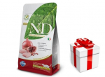 N&D PRIME CAT KASTREERITUD KANA- JA GRANAAT&Otilde;UNAGA T&Auml;ISKASVANUD 5KG + KASSITOIT