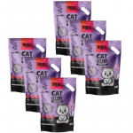 BUBU Pets Silikoonist mitteimav liiv Micro lavendel lilla 6x7,2 l