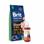 BRIT Premium By Nature Junior XL 15 kg + LAB V L&otilde;he&otilde;li koertele ja kassidele 500 ml