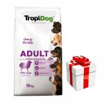 TROPIDOG premium t&auml;iskasvanud keskmist ja suurt t&otilde;ugu lambaliha riisiga 12 kg
