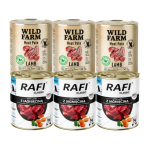 DOLINA NOTECI Rafi Classic lambalihaga + WILD FARM Pate Lamb 6x800g