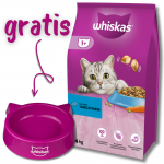 WHISKAS Adult 14kg - kuivtoit kassidele tuunikala ja k&ouml;&ouml;giviljadega + TASUTA KASSITE TOIT !!!