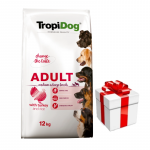TROPIDOG Premium t&auml;iskasvanutele, keskmistele ja suurtele t&otilde;ugudele - kalkun riisiga 12kg