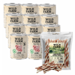 WILD FARM Lamb 12x800g gluteenivaba koeratoit + tasuta maius