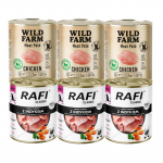 DOLINA NOTECI Rafi Classic kalkuniga + WILD FARM Pate kana 6x800g