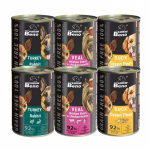 Super Beno GRAIN-FREE DOG TREATS koerak&uuml;psised kastmes, erinevad maitsed, 6x415 g