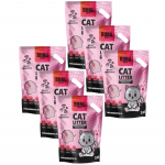 BUBU Pets silikoonist mitteimav liiv Micro Pink 6x7,2 l