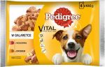 PEDIGREE Adult kotike 4x100g - m&auml;rja tarretisega koeratoit (veiseliha, linnuliha)