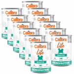 CALIBRA Dog Life Sensitive L&otilde;he riisiga 12x400g