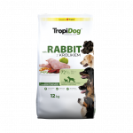 TROPIDOG Premium Adult Keskmise ja suurte t&otilde;ugude k&uuml;&uuml;liku- ja riisirikas 12kg