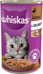 WHISKAS Adult purk 400g - m&auml;rja kassitoit pardiga želees
