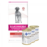 EUKANUBA Intestinal Dog 12 kg + ENZO VET Intestinal dieetkoeratoit lambalihaga 3x400 g