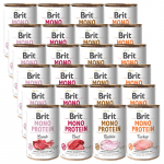 BRIT MONO PROTEIN maitsesegu 24x400g