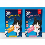 Felix Deli Moments Kreemjas kassisn&auml;kid l&otilde;hega 4x10g