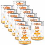 CALIBRA Dog Life t&auml;iskasvanud koertele kalkun ja &otilde;unad 12x400g