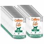 CALIBRA Dog Life T&auml;iskasvanud koerale part ja riis 24x400g