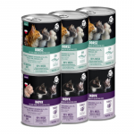 PetRepublic t&uuml;kid kastmes 3x400g kalkuniga + 3x400g tursaga