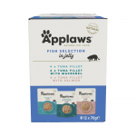 Applaws kasside mitmepakend kalavalik žel&eacute;es 12x70g