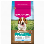 EUKANUBA T&auml;iskasvanud v&auml;ikestele ja keskmise suurusega koertele Grain Free 12 kg