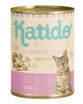Katido Wet Cat Food Turkey with Duck 400g