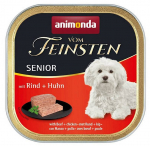 ANIMONDA Dog Vom Feinsten Senior maitse: veiseliha kanalihaga 150g