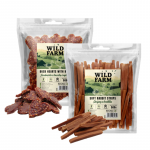 WILD FARM j&auml;nese ribad 500 g + s&uuml;damed veiseliha ja riisiga 500 g koeratoidud