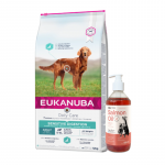 EUKANUBA Daily Care Adult Sensitive Digestion 12 kg + LAB V l&otilde;he&otilde;li koertele ja kassidele 500 ml