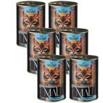 MAU Pastett ja filee &ndash; m&auml;rg kassitoit &bdquo;Karmazyn&rdquo; kolmekv&auml;rvilise viirgiga, 400 g