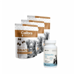 Calibra VD seedetrakti kr&otilde;mpsuv suupiste 3x120g + LAB-V Synbiotic Vet &ndash; seedetrakti tervis ja soole mikrofloorad koertele ja kassidele 45 kapslit