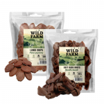 WILD FARM Duck Knots 500 g + Lamb Crisps 500 g koeratoidud