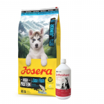 JOSERA k&otilde;rge valgusisaldusega t&auml;iskasvanud merikala 12,5 kg + LAB-V Arthrohard 1000 ml Liigeste toetav valem koertele ja kassidele