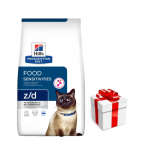 HILL'S PD Prescription Diet Feline z/d Toiduainete &uuml;litundlikkus 6 kg + &Uuml;llatus teie kassile
