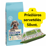PURINA Dog Chow Puppy Large Breed Turkey 14kg + hoolduspaberid 50tk.
